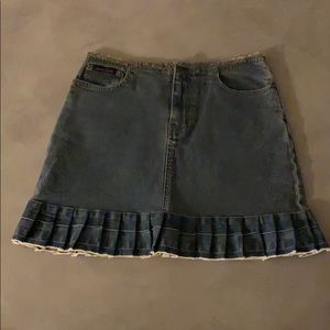DKNY | denim mini skirt